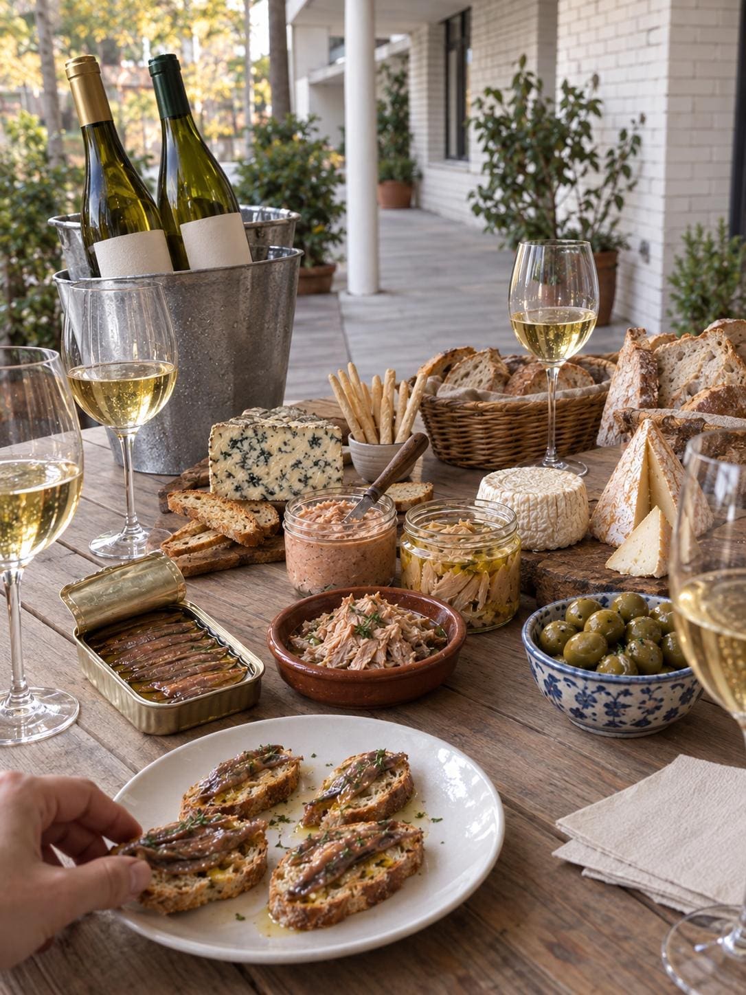 Pilar y anchoas